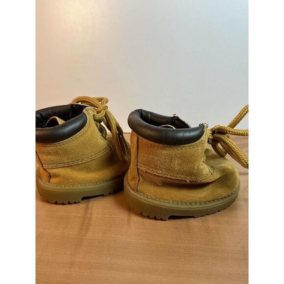 Build A Bear Workshop BAB Timberland Brown Work Boots Laced - Picture 6 of 8